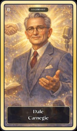 Collectible card: Dale Carnegie (Legendary)