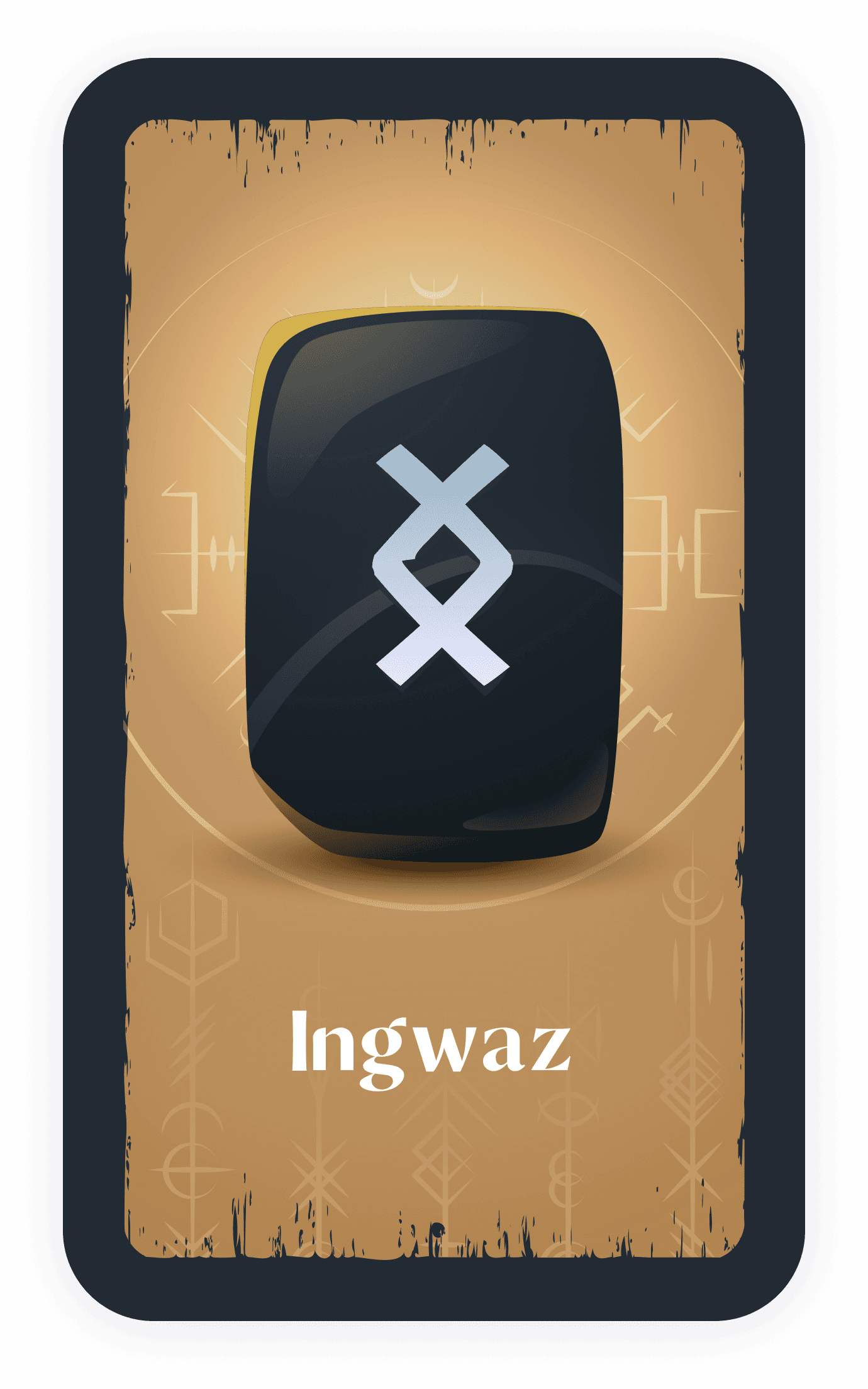 Ingwaz rune card