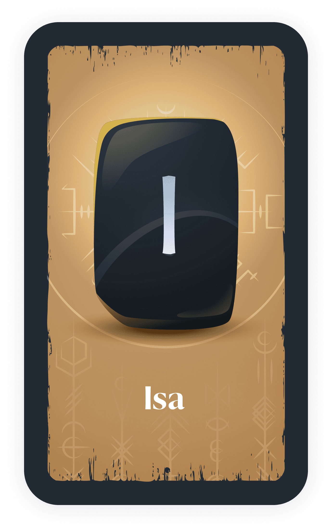 Isa rune card