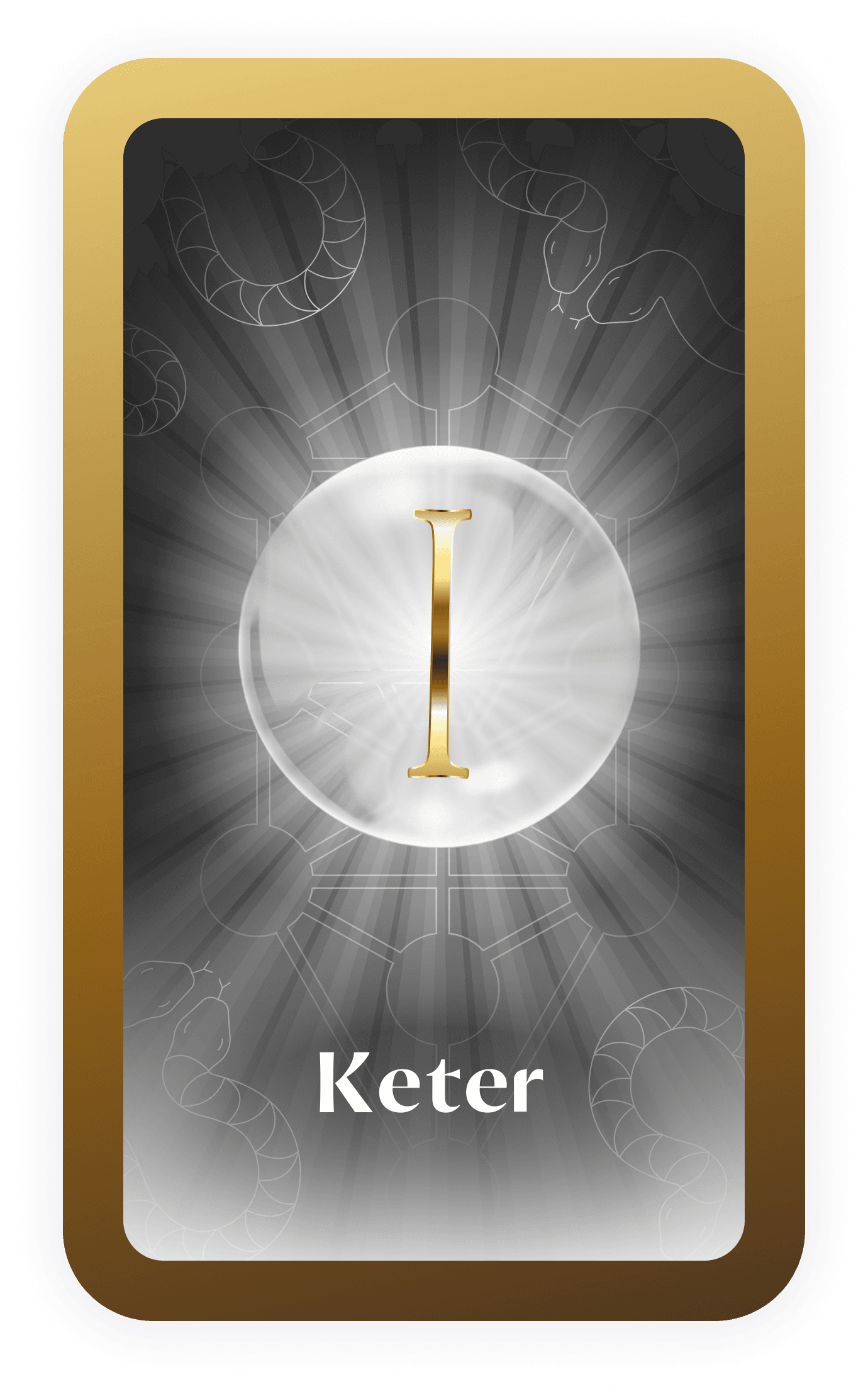 Keter sephirah card