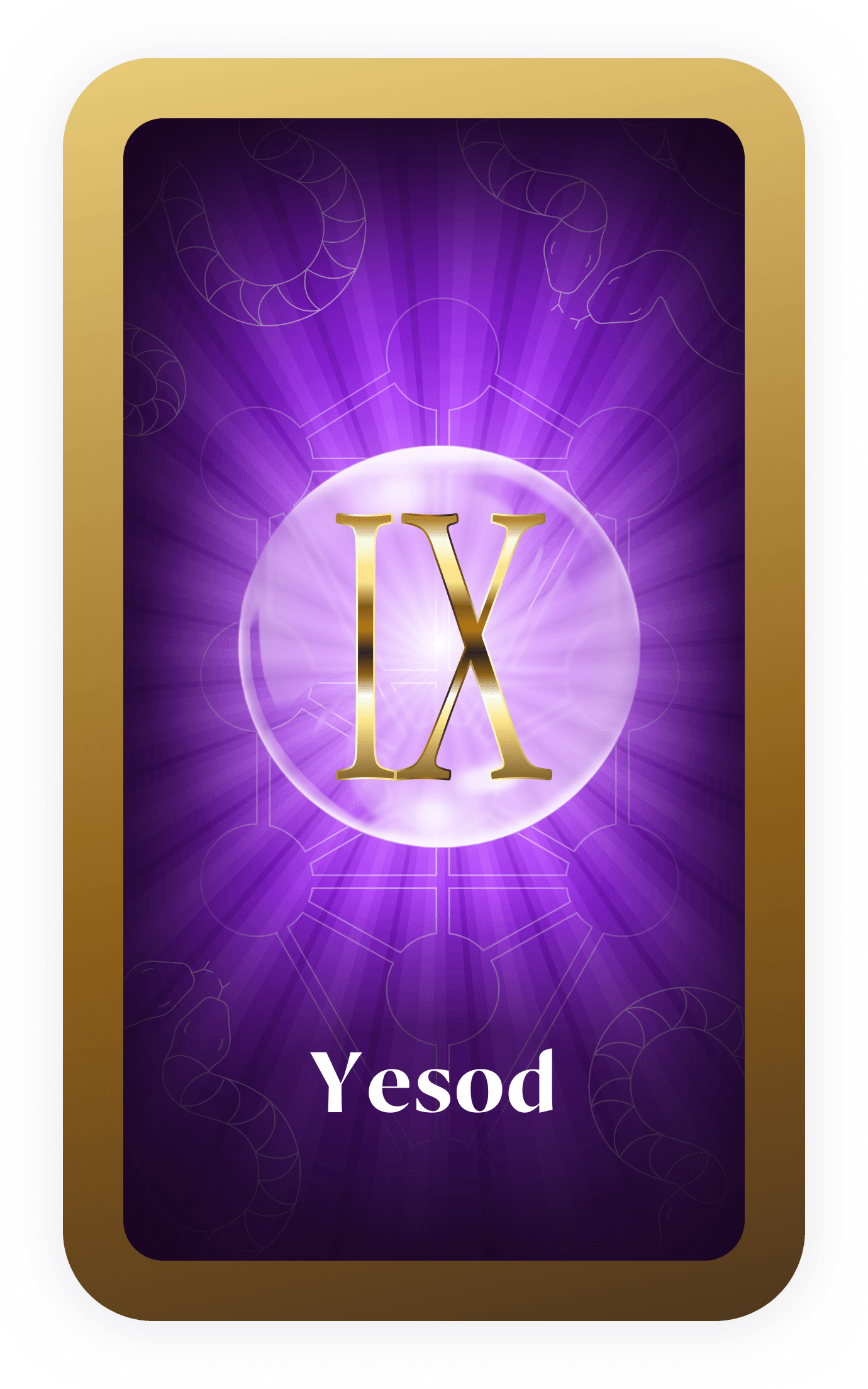 Yesod sephirah card